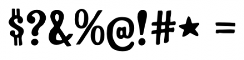 Uchiyama Regular Font OTHER CHARS