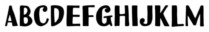 Uchiyama Regular Font LOWERCASE
