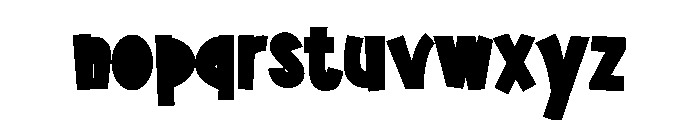 Udderly Patriotic CF Font LOWERCASE
