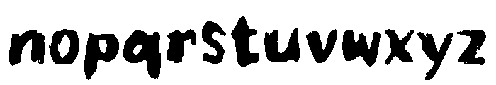 Udarin Font LOWERCASE