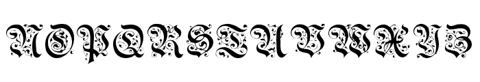 Uechi-Gothic Medium Font UPPERCASE