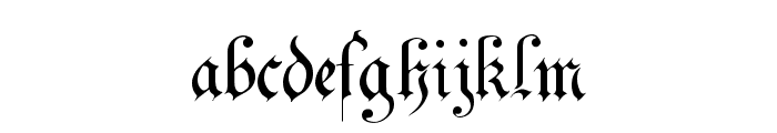 Uechi Gothic Font LOWERCASE