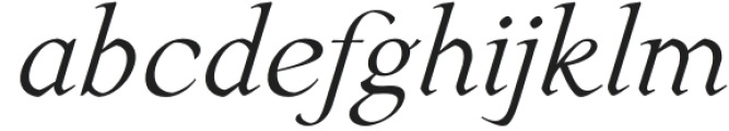 uFgiat75-Italic otf (400) Font LOWERCASE