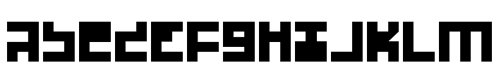 UFO Hunter Expanded Font LOWERCASE