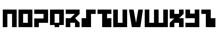 UFO Hunter Expanded Font LOWERCASE
