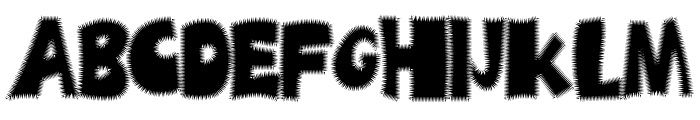 Ufrayd Font UPPERCASE