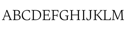 Uffizi Light Font UPPERCASE
