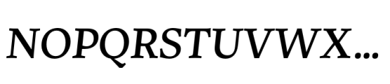 Uffizi Medium Italic Font UPPERCASE
