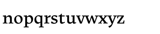 Uffizi Medium Font LOWERCASE