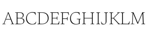 Uffizi Thin Font UPPERCASE