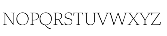 Uffizi Thin Font UPPERCASE