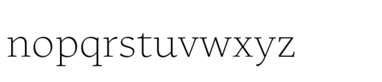 Uffizi Thin Font LOWERCASE