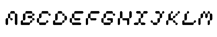 UFO! Mono Font UPPERCASE