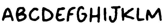 Ugly Form Font UPPERCASE