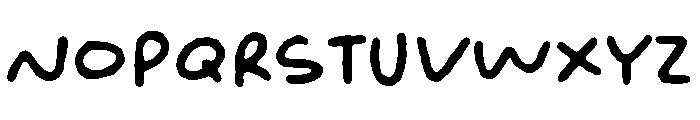 Ugly Form Font UPPERCASE