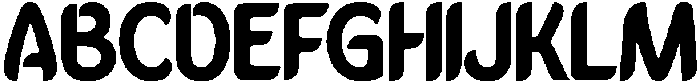 Ughtie Bold otf (700) Font UPPERCASE