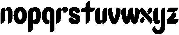 Ughtie Bold otf (700) Font LOWERCASE