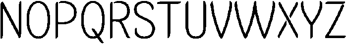 Ughtie ExtraLight otf (200) Font UPPERCASE