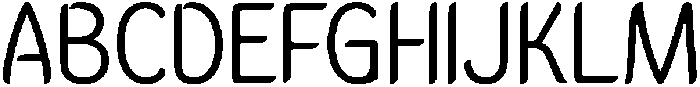 Ughtie Light otf (300) Font UPPERCASE