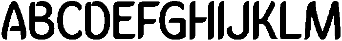 Ughtie Medium otf (500) Font UPPERCASE