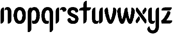 Ughtie Medium otf (500) Font LOWERCASE