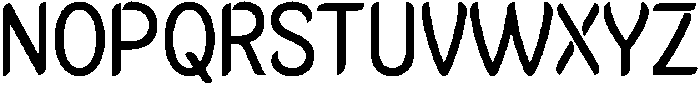 Ughtie Regular otf (400) Font UPPERCASE