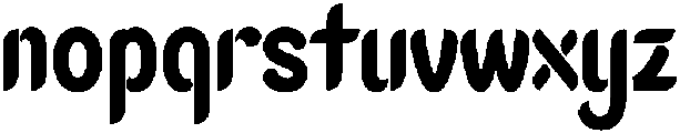 Ughtie SemiBold otf (600) Font LOWERCASE