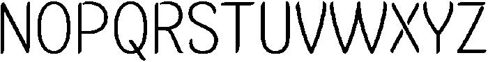 Ughtie Variable ExtraLight ttf (200) Font UPPERCASE