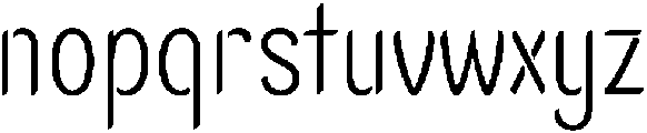 Ughtie Variable ExtraLight ttf (200) Font LOWERCASE