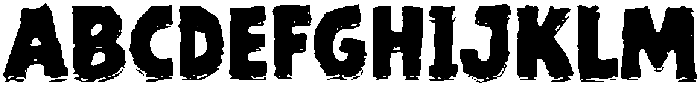 Ugly Cardboard Regular otf (400) Font UPPERCASE