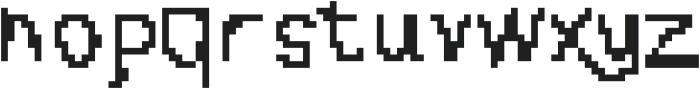 UglyAlpha ttf (400) Font LOWERCASE