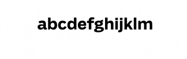 Ugich Sans-Bold.otf Font LOWERCASE