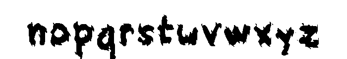 UGROWN Font LOWERCASE