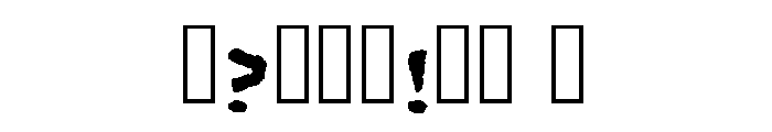 Ugly Idol Regular Font OTHER CHARS