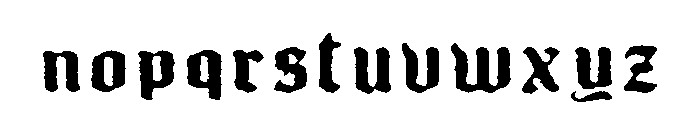 Ugly Idol Regular Font LOWERCASE