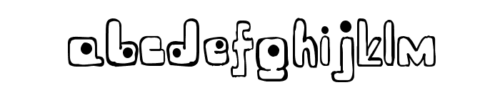 Ugly R Font LOWERCASE