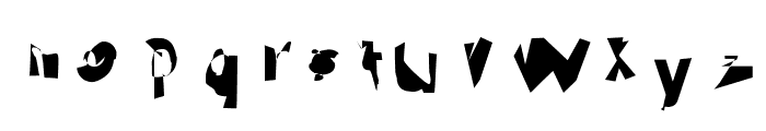Ugly Stick Font LOWERCASE