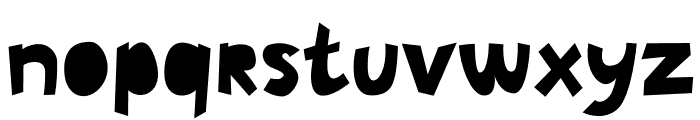 UglyCut Font LOWERCASE