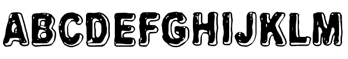 Uglygoodbaddark Font LOWERCASE