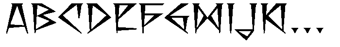 Ugarit Coin Medium Font UPPERCASE