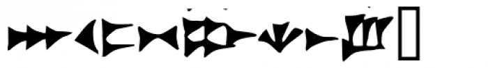 Ugarit Font UPPERCASE