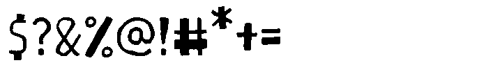 Ugly Notes Font OTHER CHARS