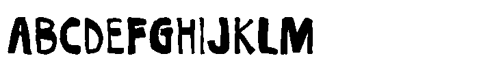 Ugly Notes Font UPPERCASE