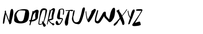Ugly Oleo Italic Font UPPERCASE