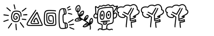 Ugly Oleo Ugly doodles Regular Font UPPERCASE