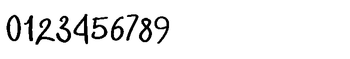 Ugly Script Bold Font OTHER CHARS