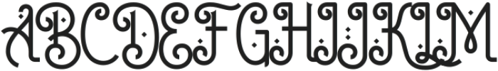 Uhadhan Regular ttf (400) Font UPPERCASE