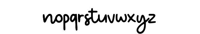 Uhudscript Demo Font LOWERCASE