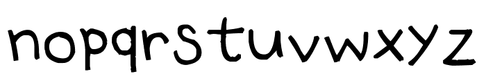 UhBee Puding Font LOWERCASE
