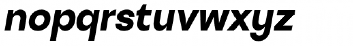 Uivo Extra Bold Oblique Font LOWERCASE